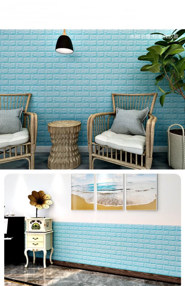 1 Pc 2mm 3d Wall Panels-peel And Stick Foam