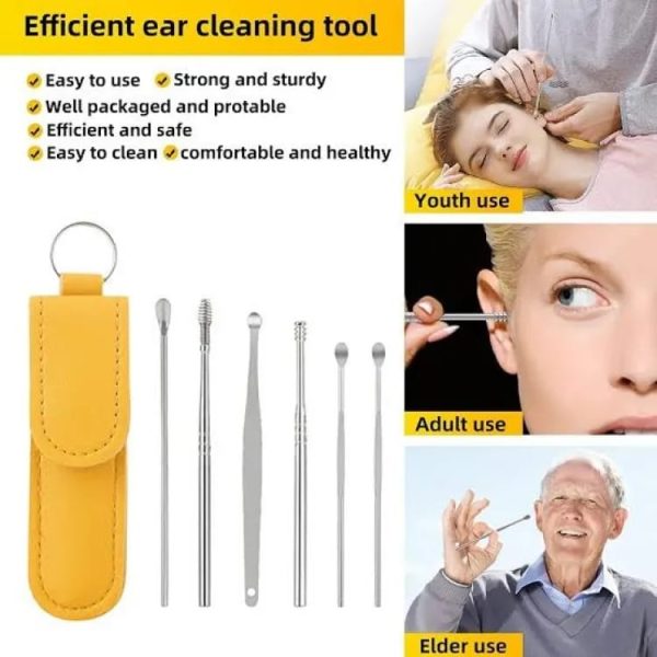 Ear Wax Cleaning Kit, 6 Pcs