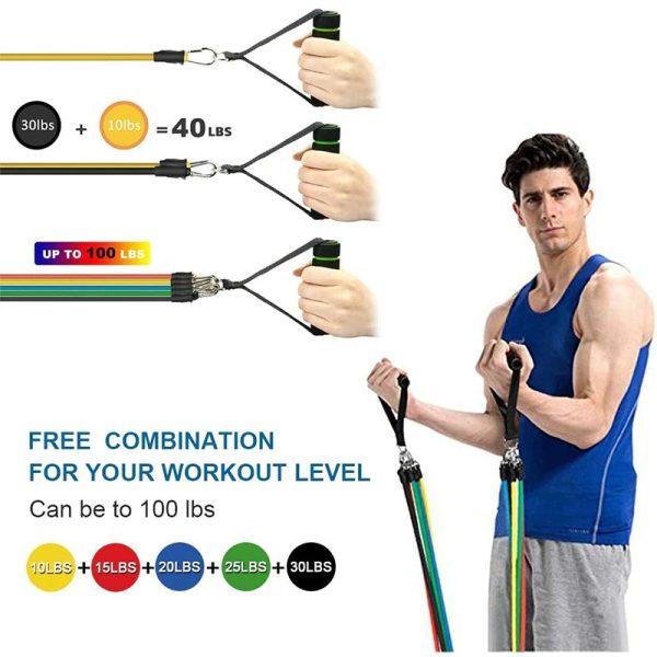 11 Piece Power Resistance Band Set