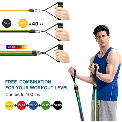 11 Piece Power Resistance Band Set