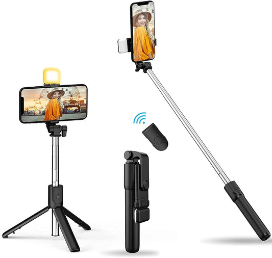 Selfie Stick Tripod R1S Bluetooth Remote Control