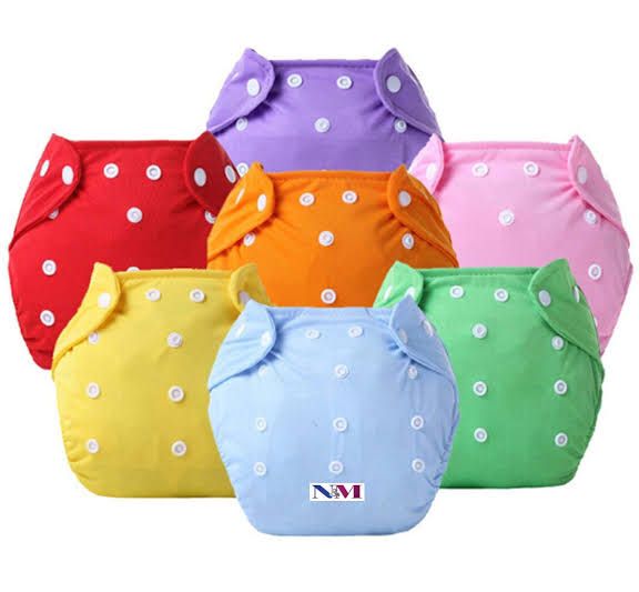 Washable flexible and reuseable diapers