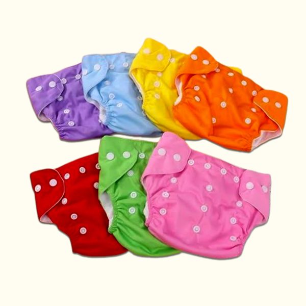Washable flexible and reuseable diapers