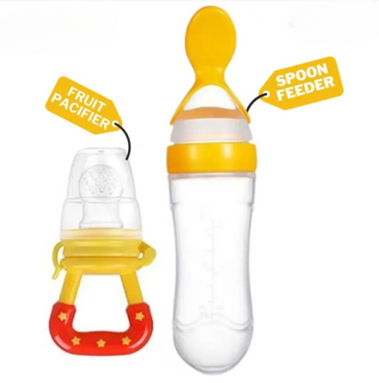 Food Pacifier + Feeder Spoon